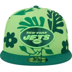 Snapback^New York Jets Men's New Era Light Green Leafy 9FIFTY Snapback Hat