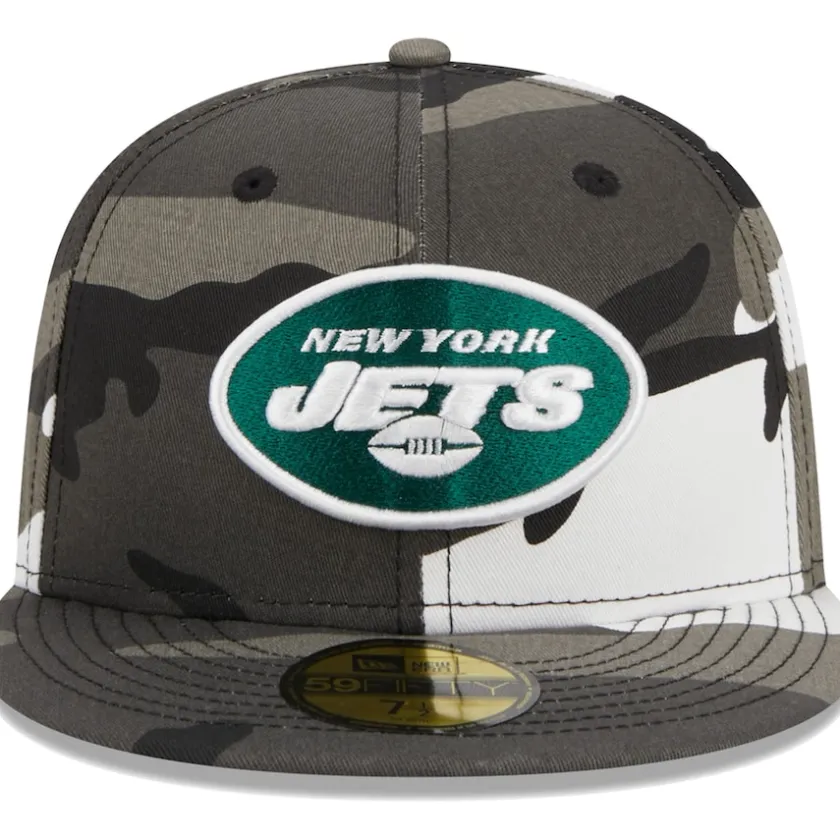 Fitted^New York Jets Men's New Era Urban Camo 59FIFTY Fitted Hat