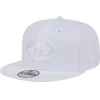 Snapback^New York Jets Men's New Era Main White On White 9FIFTY Snapback Hat