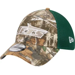 Flex^New York Jets Men's New Era Realtree Camo/Green Active 39THIRTY Flex Hat