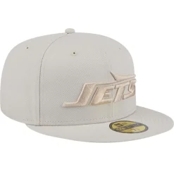 Fitted^New York Jets Men's New Era Stone Color Pack 59FIFTY Fitted Hat