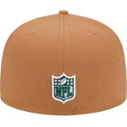Fitted^New York Jets Men's New Era Tan Color Pack 59FIFTY Fitted Hat With Side Patch