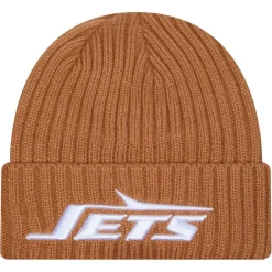 Knit^New York Jets Men's New Era Tan Color Pack Cuffed Knit Hat