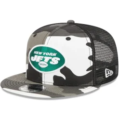 Snapback^New York Jets Men's New Era Urban Camo 9FIFTY Trucker Snapback Hat