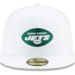 Hats|Men^New York Jets Men's New Era White Omaha 59FIFTY Fitted Hat