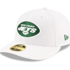 Fitted^New York Jets Men's New Era White Omaha Low Profile 59FIFTY Fitted Hat