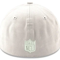 Flex^New York Jets Men's New Era White Throwback Wordmark Iced II 39THIRTY Flex Hat