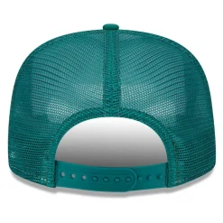 Snapback^New York Jets Men's New Era White/Green Banger 9FIFTY Trucker Snapback Hat