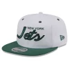 Hats|Men^New York Jets Men's New Era White/Green Sparky Original 9FIFTY Snapback Hat