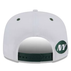 Hats|Men^New York Jets Men's New Era White/Green Sparky Original 9FIFTY Snapback Hat