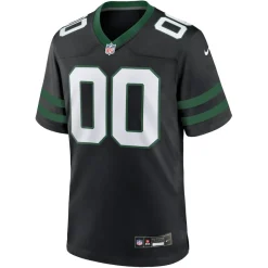 Jerseys|Men^New York Jets Men's Nike Legacy Black Alternate Custom Game Jersey