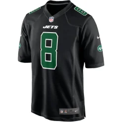 Jerseys|Men^New York Jets Men's Nike Aaron Rodgers Black Fashion Game Jersey