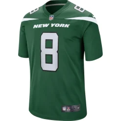 Jerseys|Men^New York Jets Men's Nike Aaron Rodgers Gotham Green Game Jersey