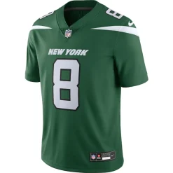 Jerseys|Men^New York Jets Men's Nike Aaron Rodgers Gotham Green Vapor Untouchable Limited Jersey