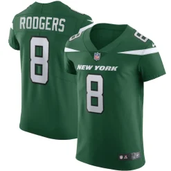 Jerseys|Men^New York Jets Men's Nike Aaron Rodgers Gotham Green Alternate Vapor F.U.S.E. Elite Jersey
