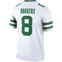 Jerseys|Men^New York Jets Men's Nike Aaron Rodgers Legacy White Legend Player Performance Top