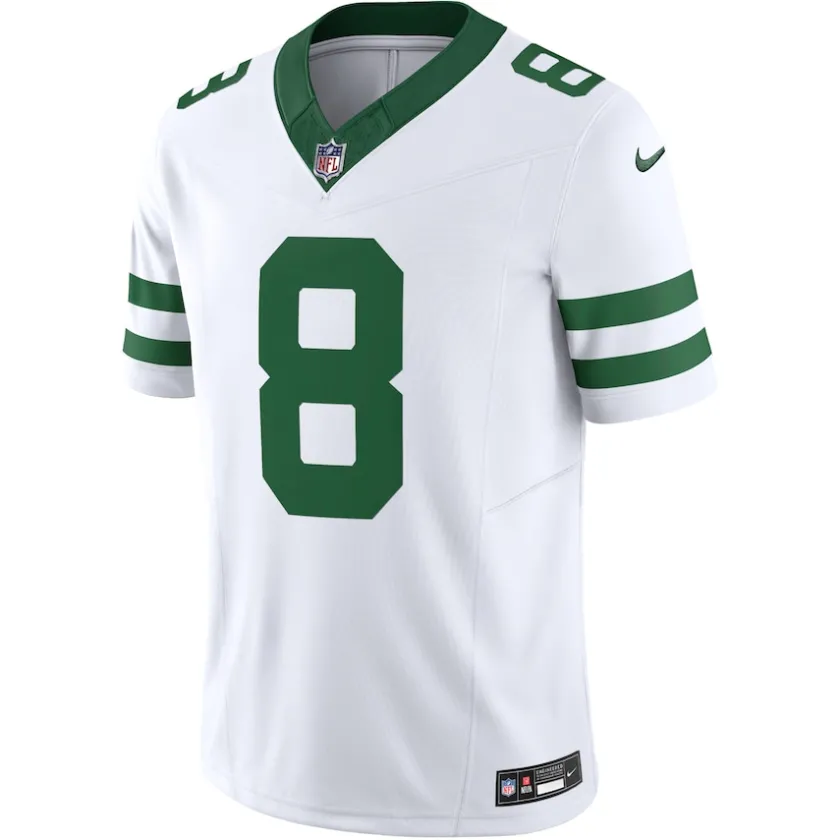 Jerseys|Men^New York Jets Men's Nike Aaron Rodgers Legacy White Vapor F.U.S.E. Limited Jersey