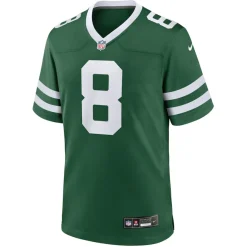 Jerseys|Men^New York Jets Men's Nike Aaron Rodgers Legacy Green Game Jersey