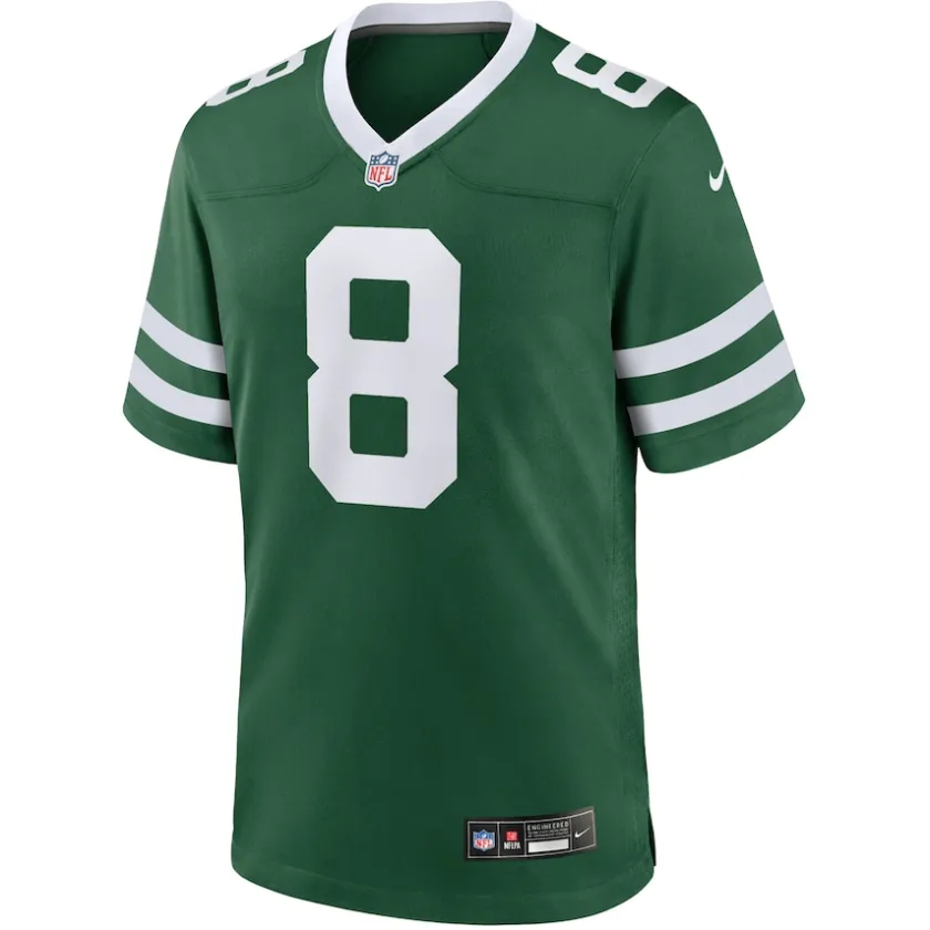 Jerseys|Men^New York Jets Men's Nike Aaron Rodgers Legacy Green Game Jersey