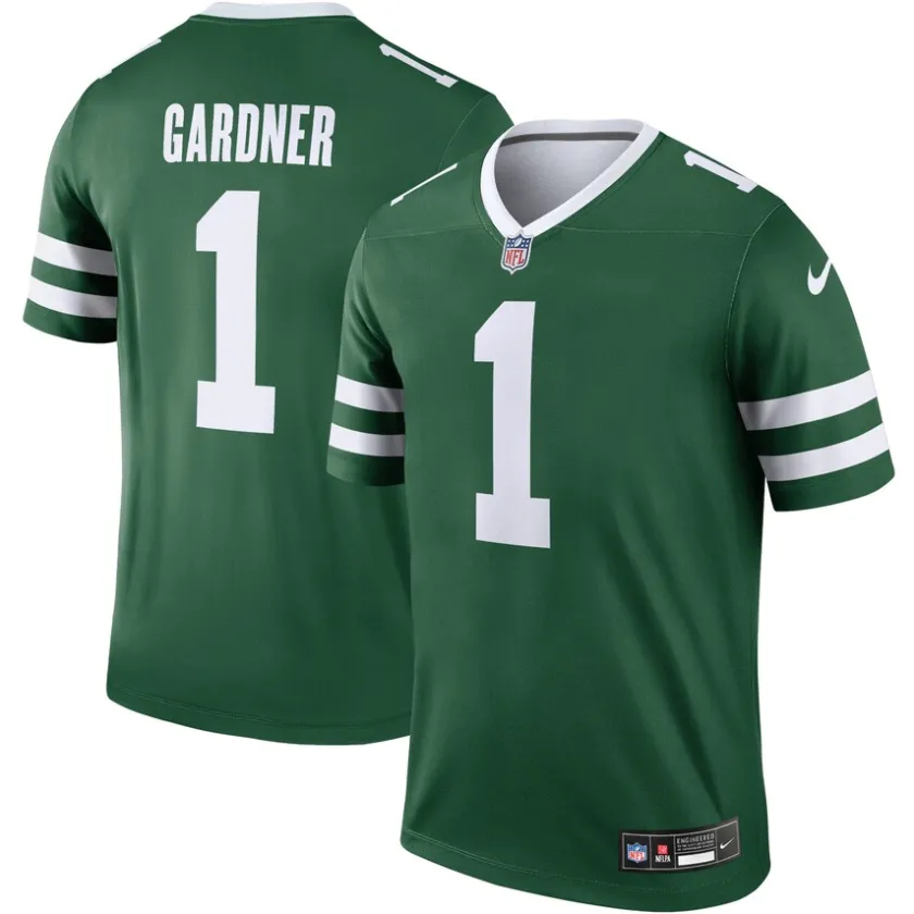 Jerseys|Men^New York Jets Men's Nike Ahmad Sauce Gardner Legacy Green Legend Player Performance Top
