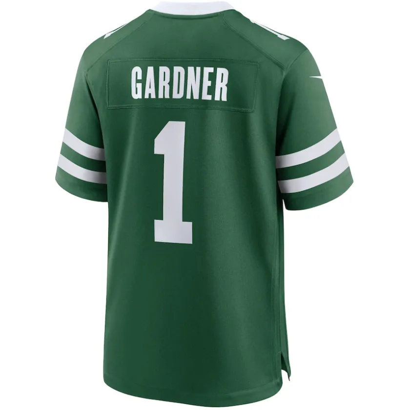 Jerseys|Men^New York Jets Men's Nike Ahmad Sauce Gardner Legacy Green Game Jersey