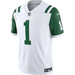 Jerseys|Men^New York Jets Men's Nike Ahmad Sauce Gardner White Classic Alternate Vapor F.U.S.E. Limited Jersey