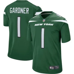 Nike Game|Replica^New York Jets Men's Nike Ahmad Sauce Gardner Green Player Game Jersey