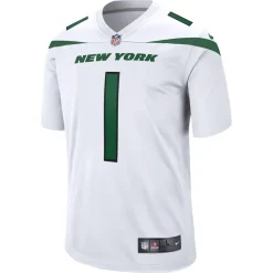 Replica^New York Jets Men's Nike Ahmad Sauce Gardner White Player Game Jersey