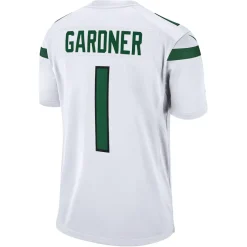 Replica^New York Jets Men's Nike Ahmad Sauce Gardner White Player Game Jersey