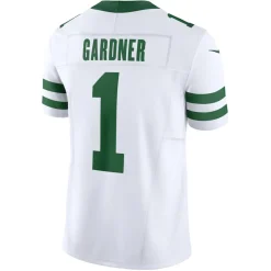 Jerseys|Men^New York Jets Men's Nike Ahmad Sauce Gardner Legacy White Vapor F.U.S.E. Limited Jersey