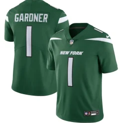 Nike Limited^New York Jets Men's Nike Ahmad Sauce Gardner Gotham Green Vapor Untouchable Limited Jersey