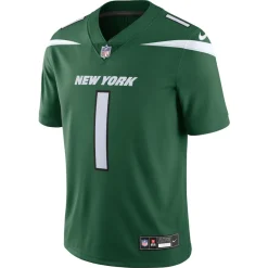 Nike Limited^New York Jets Men's Nike Ahmad Sauce Gardner Gotham Green Vapor Untouchable Limited Jersey