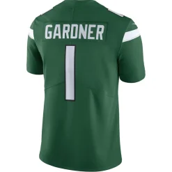 Nike Limited^New York Jets Men's Nike Ahmad Sauce Gardner Gotham Green Vapor Untouchable Limited Jersey