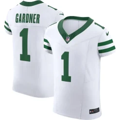 Jerseys|Men^New York Jets Men's Nike Ahmad Sauce Gardner White Alternate Vapor F.U.S.E. Elite Jersey