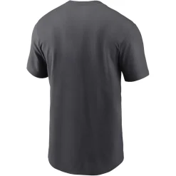 T-Shirts|Men^New York Jets Men's Nike Anthracite Helmet Essential T-Shirt