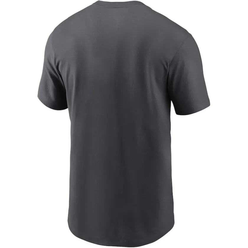 T-Shirts|Men^New York Jets Men's Nike Anthracite Helmet Essential T-Shirt