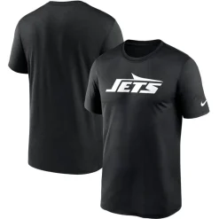 T-Shirts|Men^New York Jets Men's Nike Black Primetime Legend Wordmark Performance T-Shirt