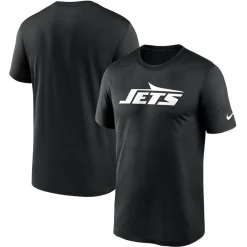 T-Shirts|Men^New York Jets Men's Nike Black Primetime Legend Wordmark Performance T-Shirt