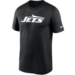 T-Shirts|Men^New York Jets Men's Nike Black Primetime Legend Wordmark Performance T-Shirt