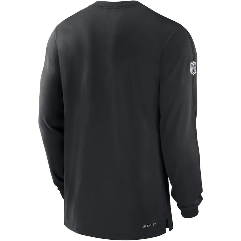 T-Shirts|Men^New York Jets Men's Nike Black Sideline Player Performance Long Sleeve T-Shirt