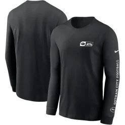 T-Shirts|Men^New York Jets Men's Nike Black All Out Long Sleeve T-Shirt