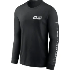 T-Shirts|Men^New York Jets Men's Nike Black All Out Long Sleeve T-Shirt