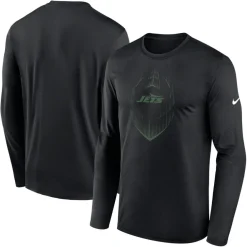 T-Shirts|Men^New York Jets Men's Nike Black Legend Icon Long Sleeve T-Shirt