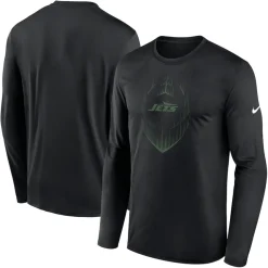 T-Shirts|Men^New York Jets Men's Nike Black Legend Icon Long Sleeve T-Shirt