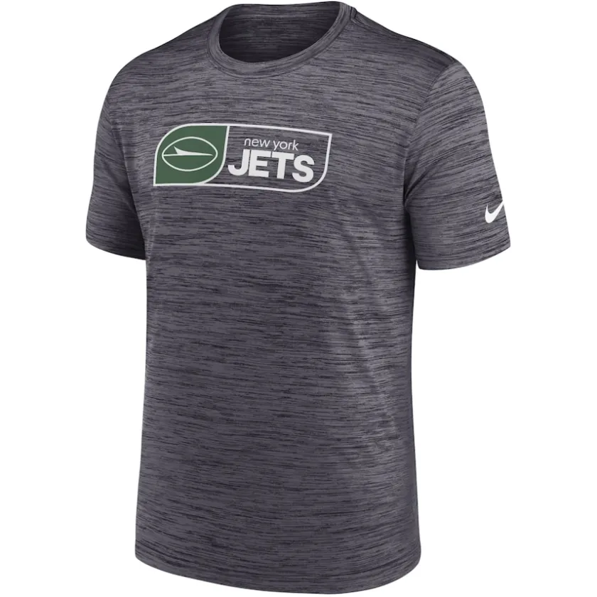 Big & Tall^New York Jets Men's Nike Black Big & Tall Velocity Jock Tag Performance T-Shirt