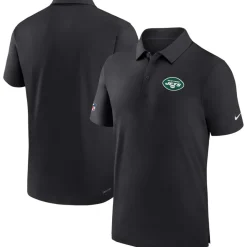 Polos^New York Jets Men's Nike Black Sideline Coaches Performance Polo