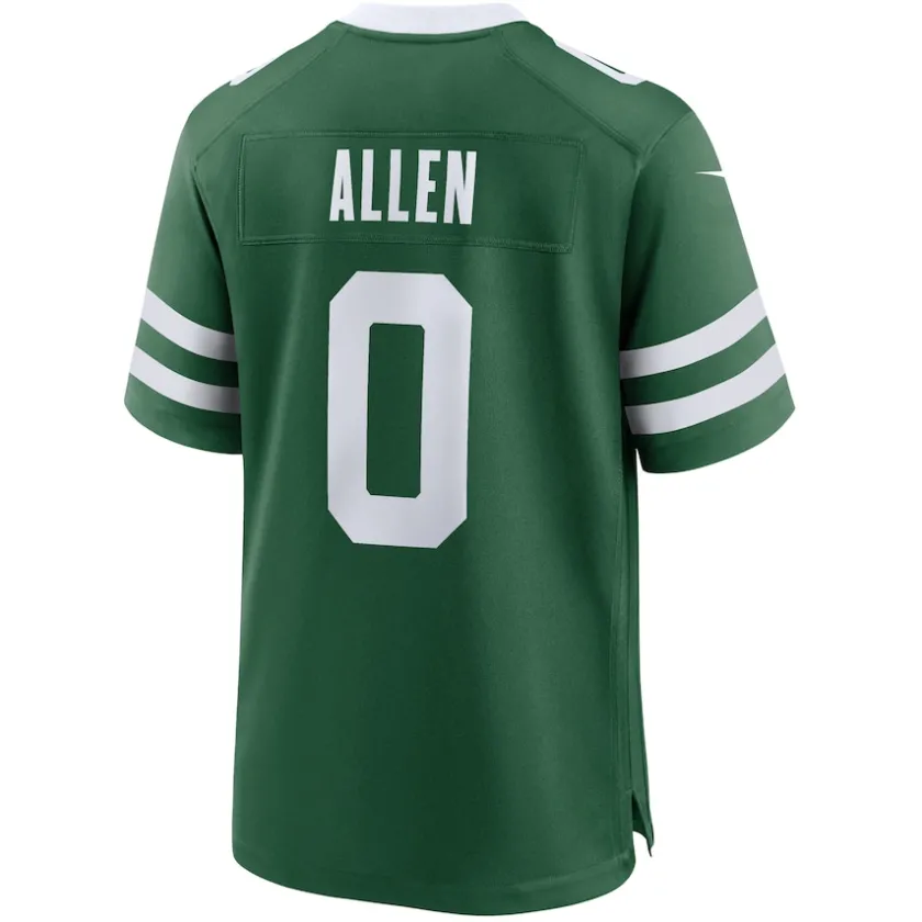 Jerseys|Men^New York Jets Men's Nike Braelon Allen Legacy Green Game Jersey