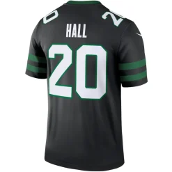 Jerseys|Men^New York Jets Men's Nike Breece Hall Black Alternate Legend Player Performance Top