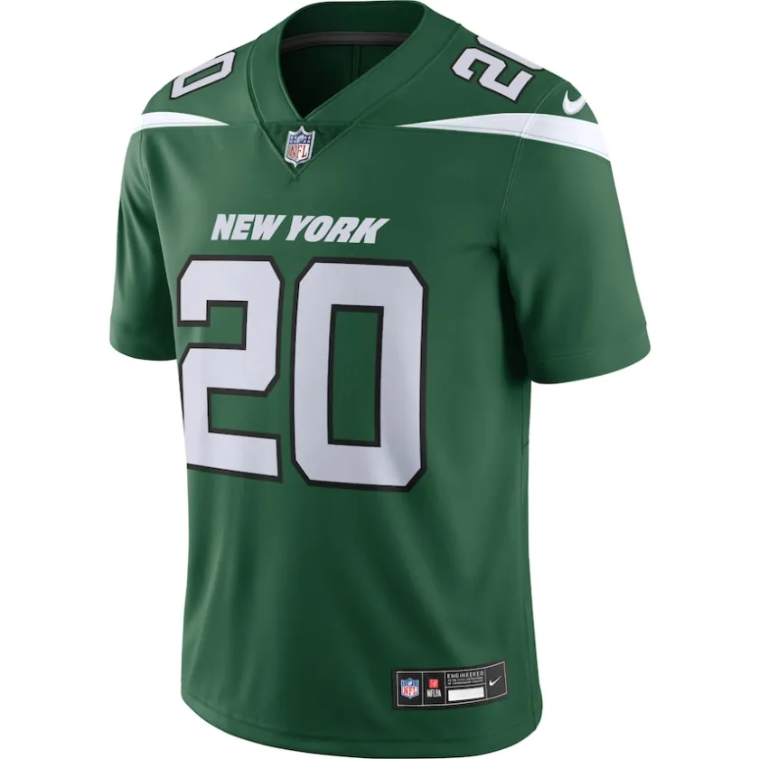 Jerseys|Men^New York Jets Men's Nike Breece Hall Gotham Green Vapor Untouchable Limited Jersey