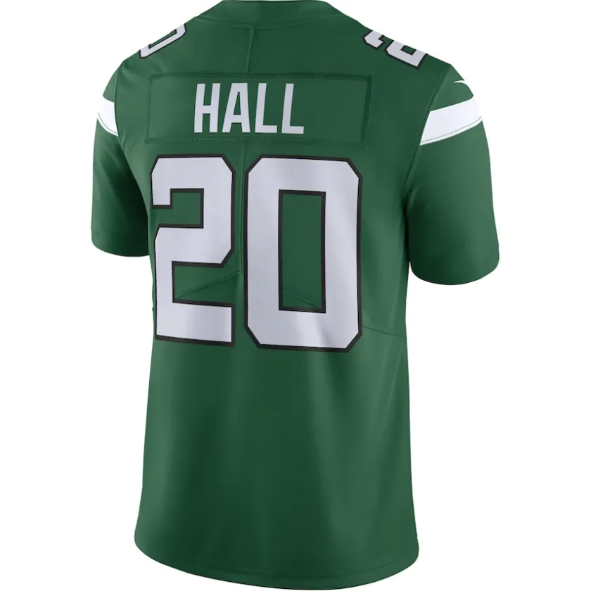 Jerseys|Men^New York Jets Men's Nike Breece Hall Gotham Green Vapor Untouchable Limited Jersey
